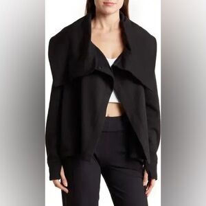 EUC Z by Zella Shooting Star Drape Collar Cardigan | Cozy Athleisure Sweater